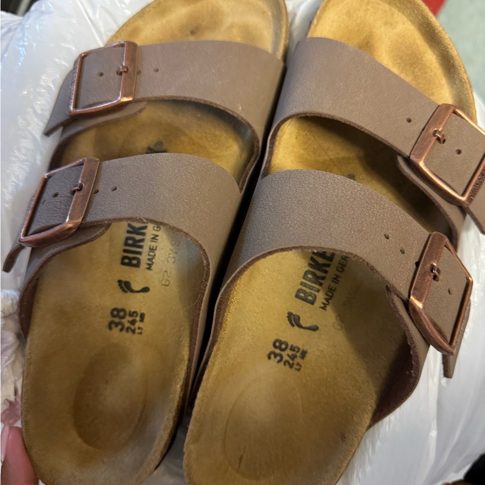 Birkenstock Brown Sandals with Adjustable Straps